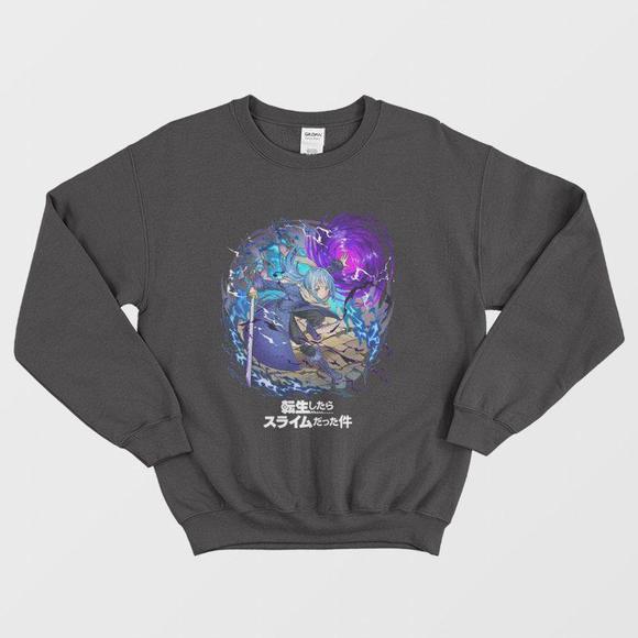 Rimuru Tempest Sweatshirt Tensei Shitara Slime Datta Ken - Picture 1 of 4